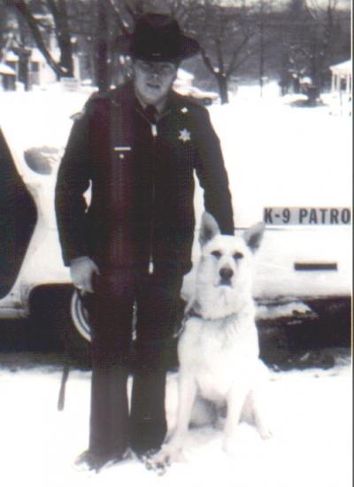 David Livengood and his K-9 partner Sarge