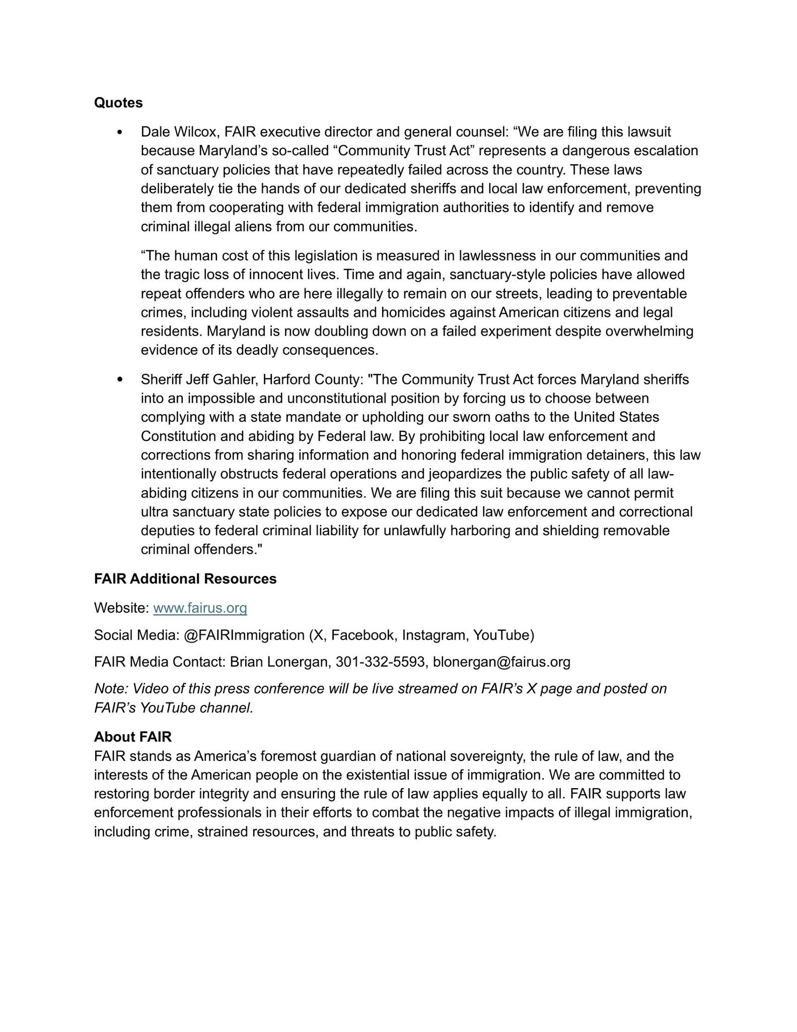 Challenging Community Trust Act2