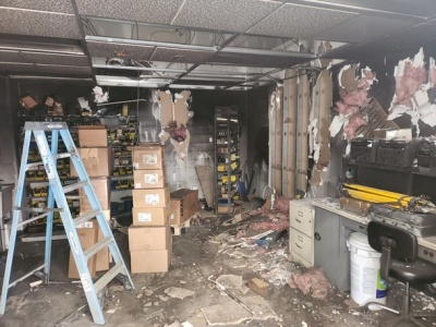 200 Francis Sanderes Drive Fire Damage