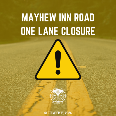 Mayhew Inn Road One Lane Closure